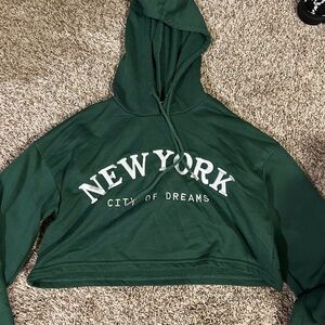 Green 'New York City of Dreams' Hoodie